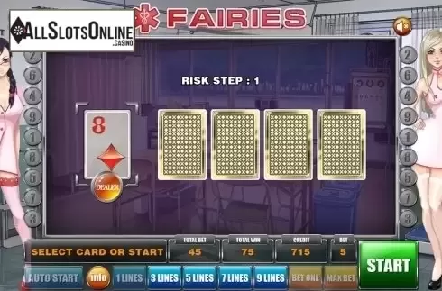 Gamble game . Fairies from GameX
