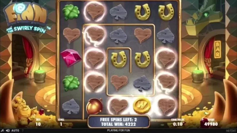 Finn and the Swirly Spin slot screenshot 2