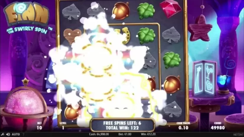 Finn and the Swirly Spin slot screenshot 3