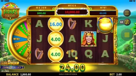 Fiona's Fortune slot screenshot 3