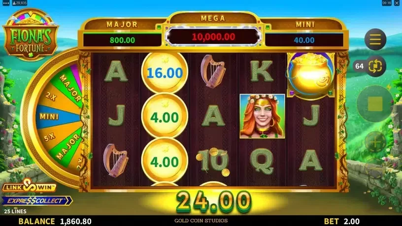 Fiona's Fortune slot screenshot 3