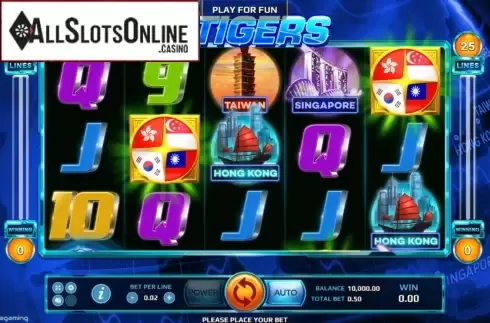 Reel Screen. Four Tigers from EAgaming