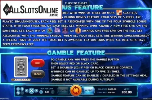 Features 1. Four Tigers from EAgaming