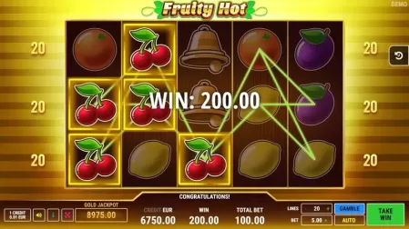 Fruity Hot slot screenshot 3