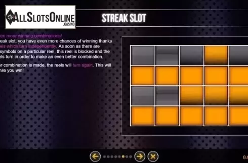 Streak Slot. Glam Night from GAMING1