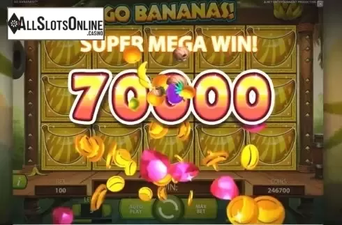 Screen7. Go Bananas from NetEnt
