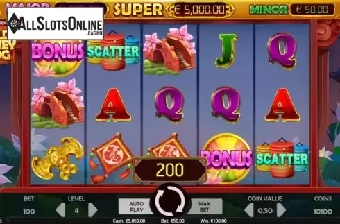 Win Screen 1. Gold Money Frog from NetEnt