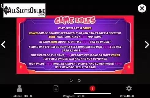 Game Rules. Golden Claw from TOP TREND GAMING
