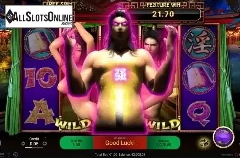 Free spins screen 2. Golden Lotus SE from Spadegaming