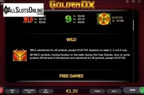 Paytable 2
