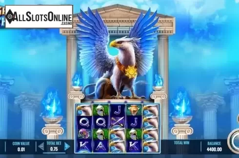 Reel Screen. Griffins Throne from IGT