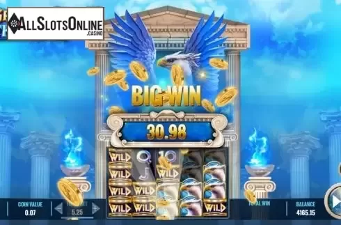 Big Win. Griffins Throne from IGT