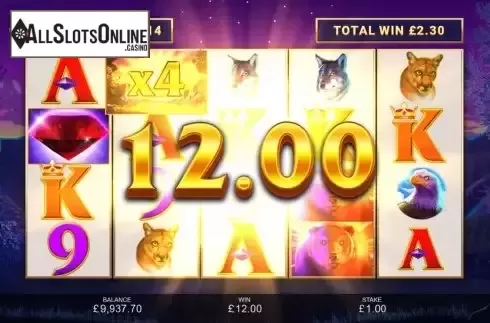 Free Spins Gameplay Screen