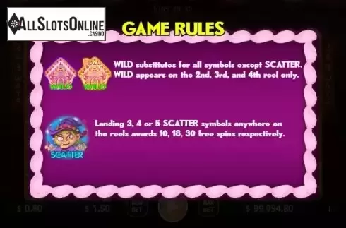 Special symbols screen