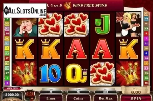 Screen6. Hearts & Tarts from Microgaming
