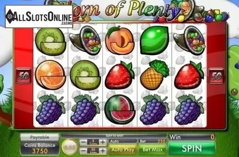 Game Workflow screen. Horn of Plenty from Genii