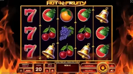 Hot'n'Fruity slot screenshot 1