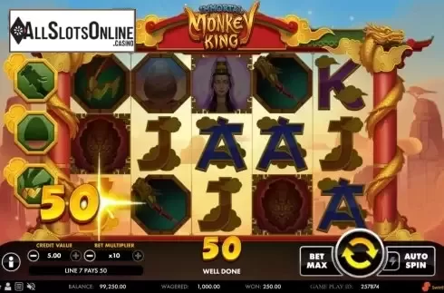 Win Screen . Immortal Monkey King from Swintt