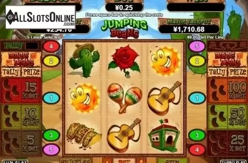 Reel Screen. Jumping Beans from RTG