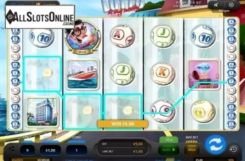 Win screen. Lotto is My Motto from Oryx