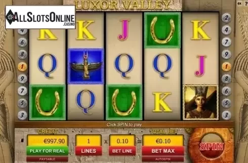 Reel screen. Luxor Valley from Viaden Gaming