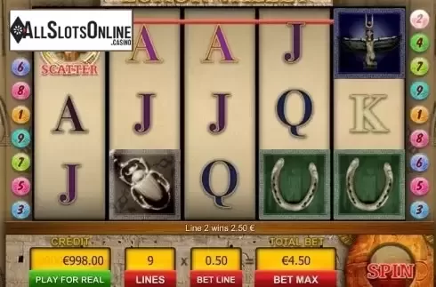 Win screen. Luxor Valley from Viaden Gaming