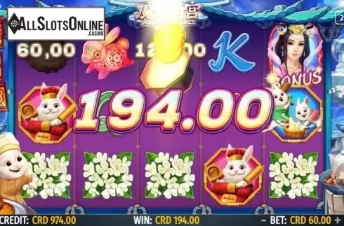 Win Screen 3. Magic Moon Palace from Octavian Gaming
