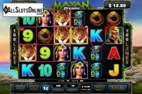 Win Screen. Mayan Dreams from GMW