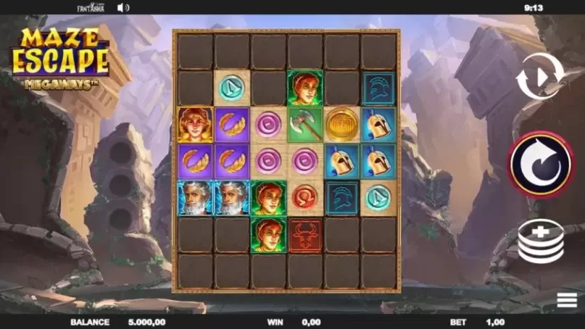 Maze Escape Megaways slot screenshot 1