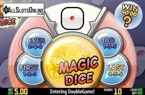 Gamble game screen. Mega Jack HD from World Match