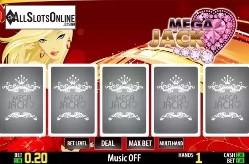 Reels screen. Mega Jack HD from World Match