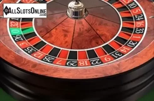 Win screen. Multiplayer French Roulette from Playtech