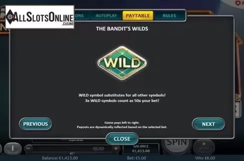 Features 3. No Limit Bandit from Nucleus Gaming