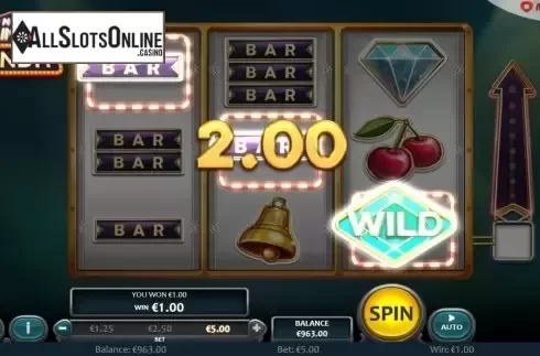 Win Screen 3. No Limit Bandit from Nucleus Gaming