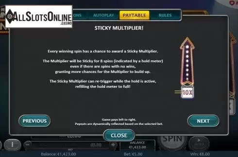 Features 2. No Limit Bandit from Nucleus Gaming