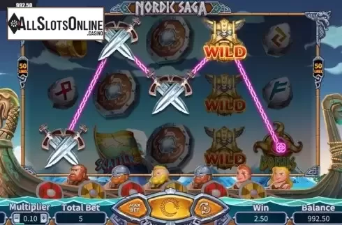 Win Screen 1. Nordic Saga from Dream Tech
