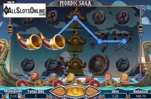 Win Screen 2. Nordic Saga from Dream Tech