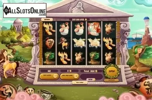 Game Workflow screen. Olympic Gods from Red Rake
