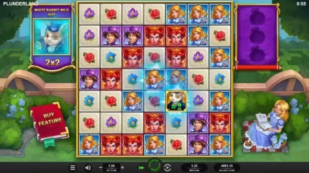 Plunderland slot screenshot 2