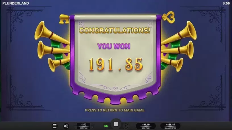 Plunderland slot screenshot 6