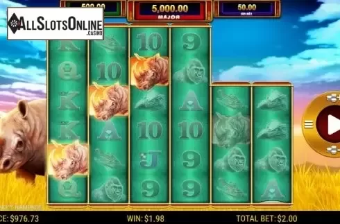 Win Screen 2. Raging Rhino Rampage from WMS