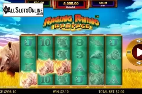 Win Screen 1. Raging Rhino Rampage from WMS