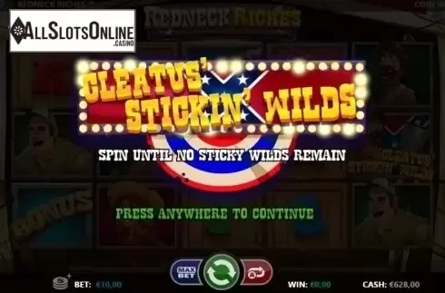 Free Spins With Sticky Wilds. Redneck Riches from Betsson Group
