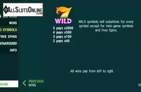 Wild screen