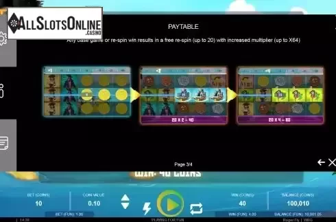 Feature screen
