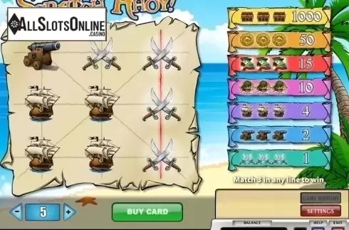 Win Screen. Scratch Ahoy from Play'n Go