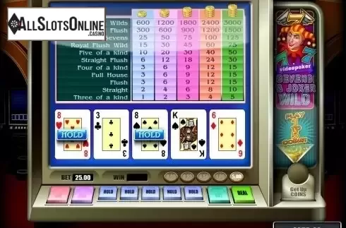Game Screen 2. Sevens And Joker Wild from Novomatic