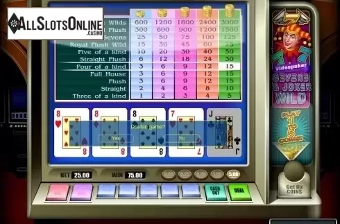Game Screen 3. Sevens And Joker Wild from Novomatic