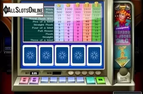 Game Screen 1. Sevens And Joker Wild from Novomatic