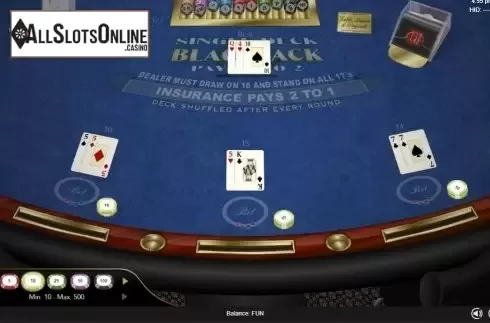 Game Screen 4. Single Deck Blackjack (Espresso Games) from Espresso Games